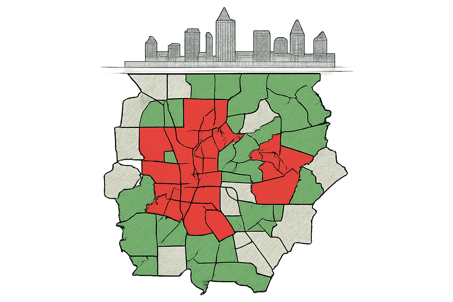 los barrios a evitar Atlanta