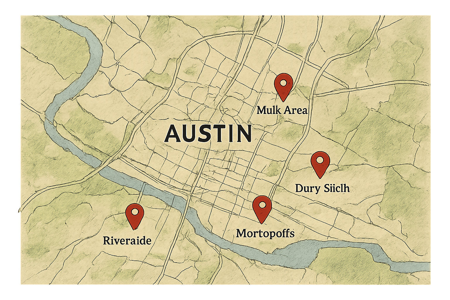 los barrios a evitar Austin