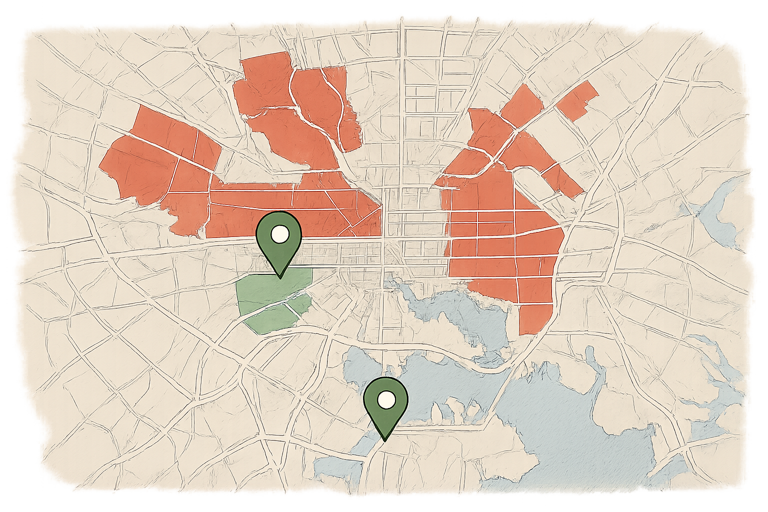 los barrios a evitar Baltimore