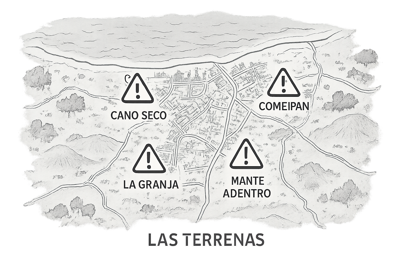 los barrios a evitar Las Terrenas