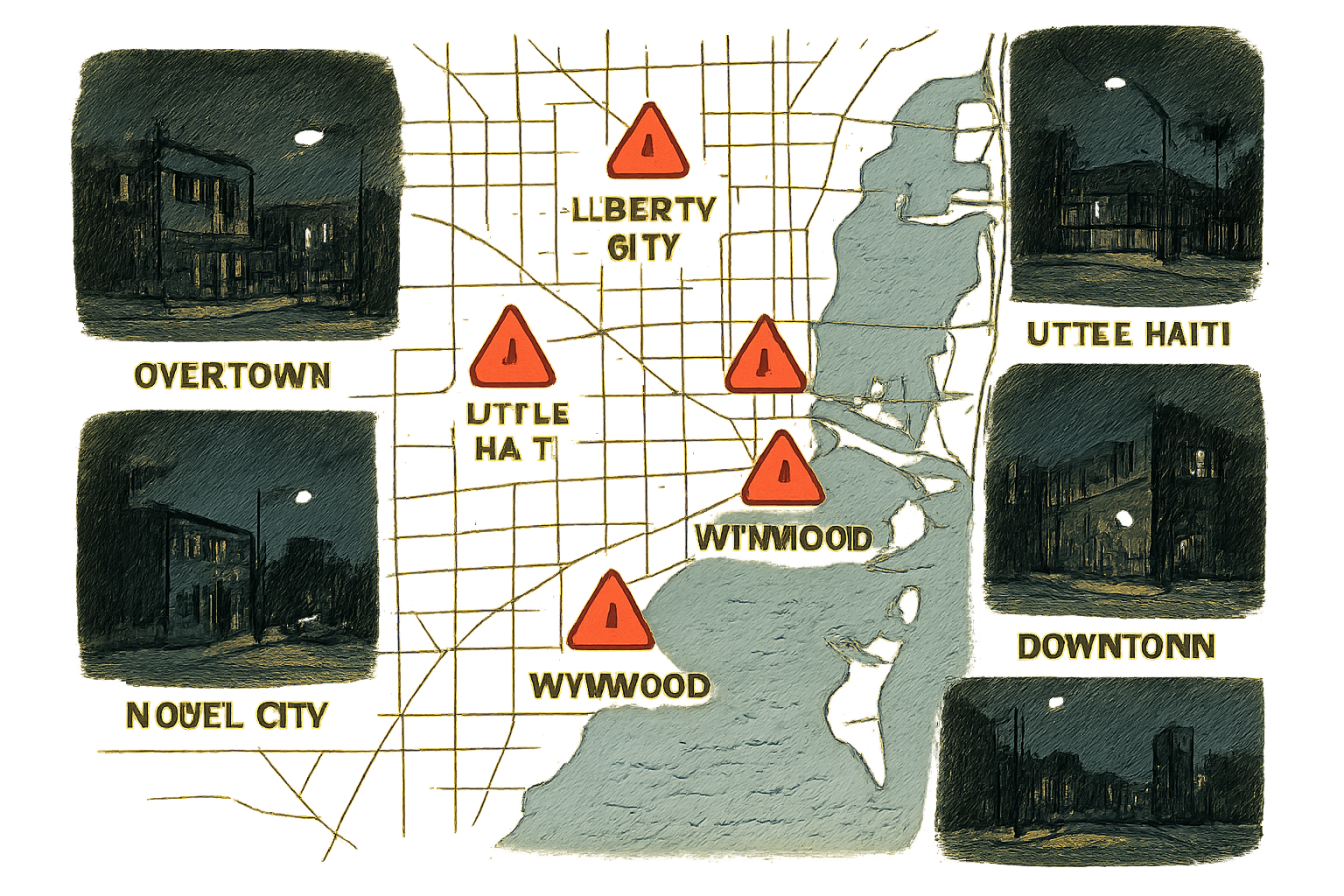 los barrios a evitar Miami