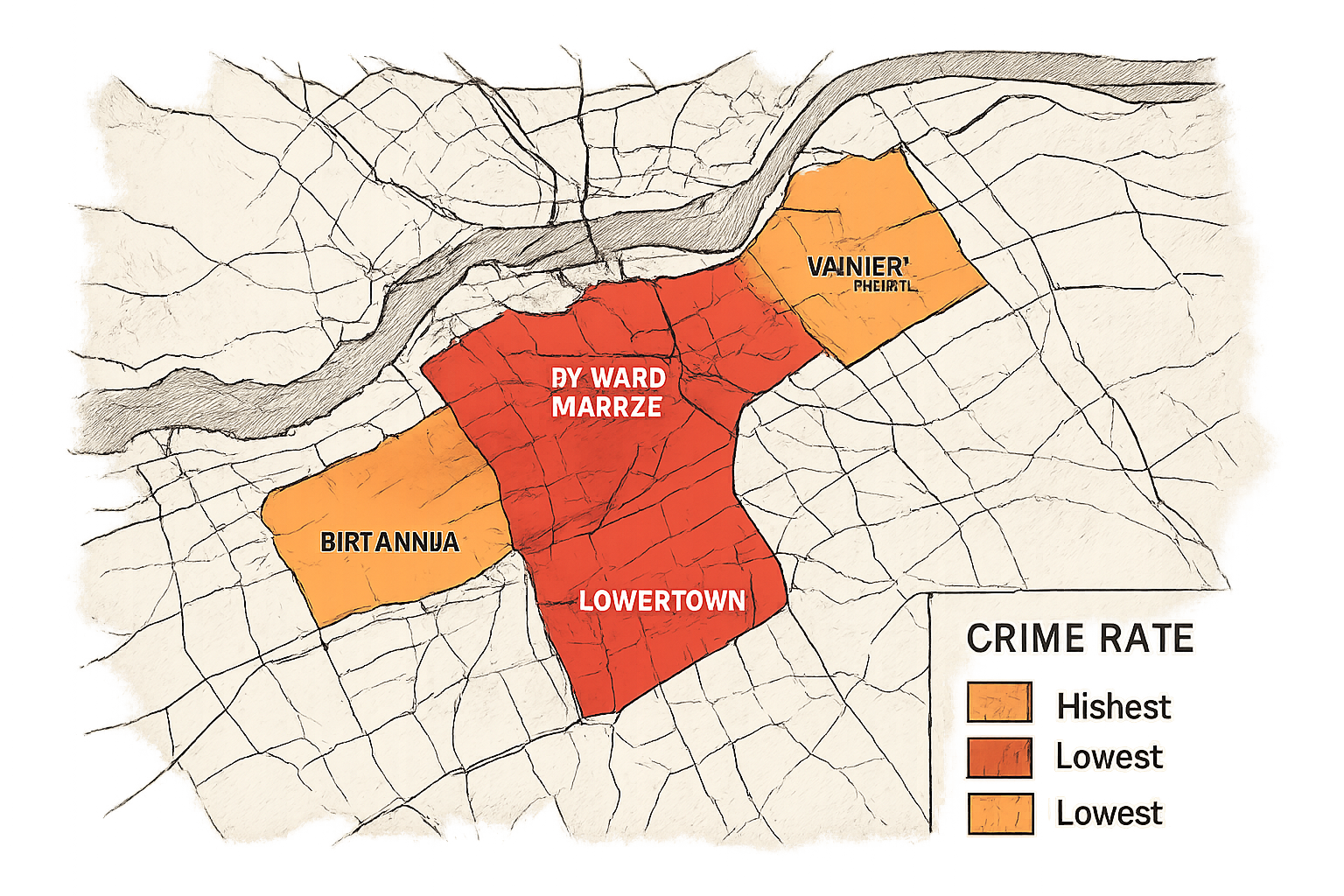 los barrios a evitar Ottawa