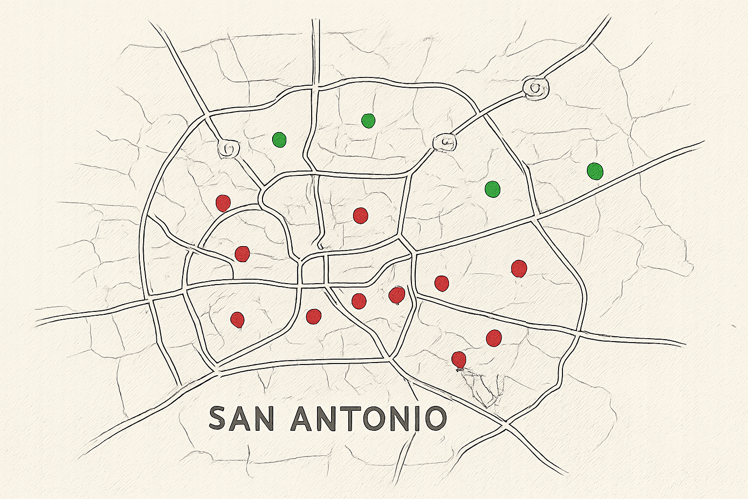 los barrios a evitar San Antonio